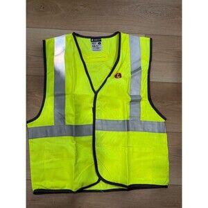 MCR Safety River City FR Safety Vest Luminator FRMCL2L Large ANSI Class 2 Lime